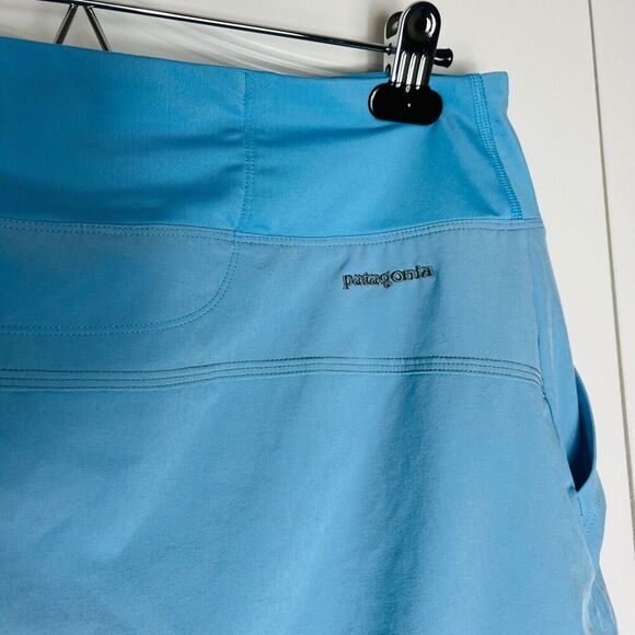 Patagonia Tech Fishing Skort Skirt Women's Medium Blue Golf Outdoor Hiking - Picture 3 of 6